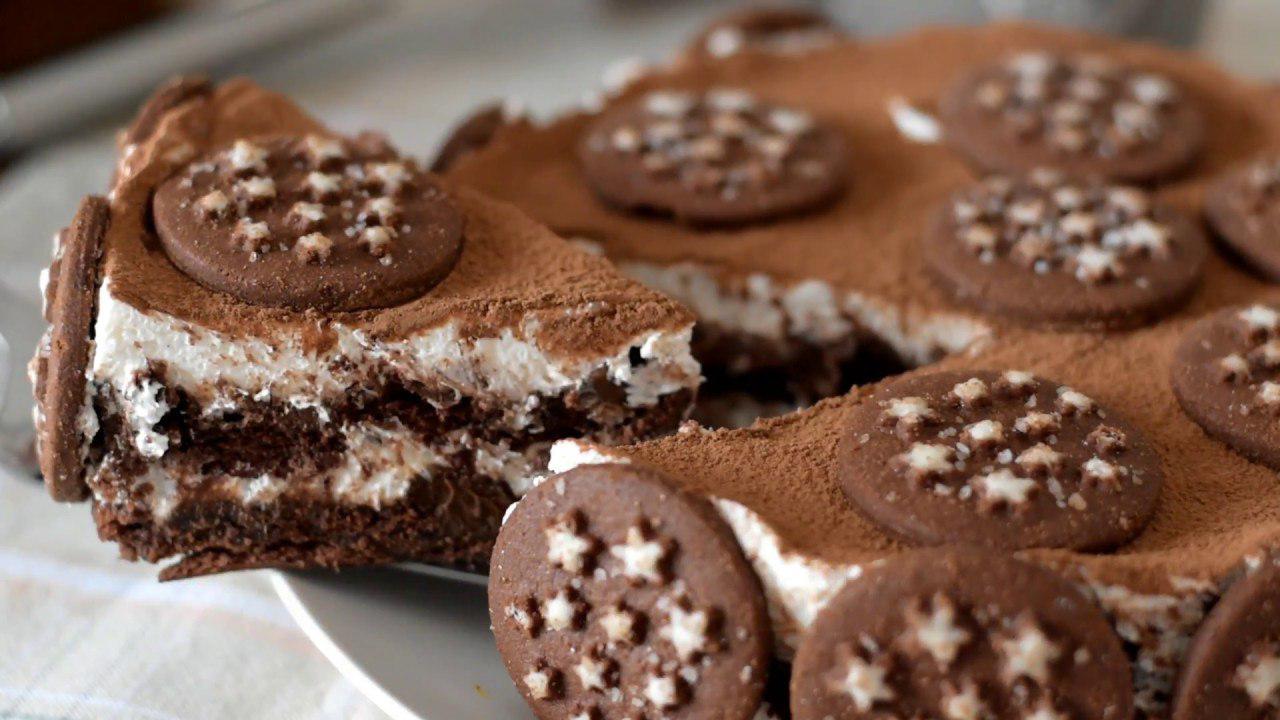 Torta Pan di Stelle, ricetta senza cottura. - Amiche al Cioccolato