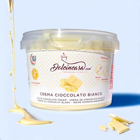 Crema Cioccolato Bianco Spalmabile e per Farcire