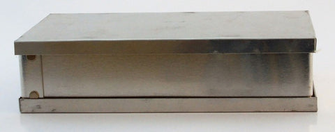 Stampo in alluminio rettangolare con coperchio per semifreddi e gelato