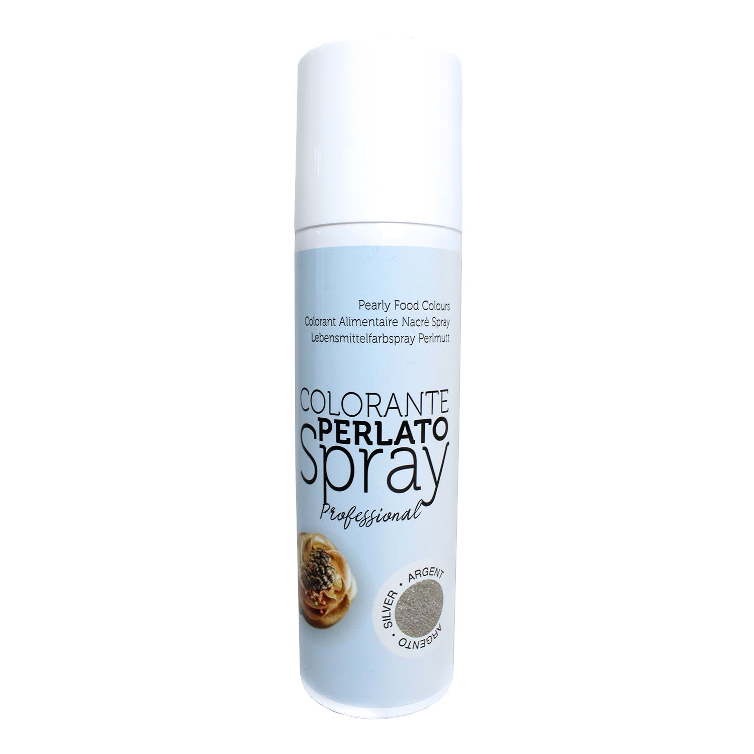 Spray alimentare argento perlato 100ml