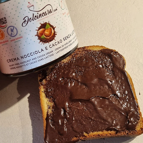 crema nocciola e cacao senza lattosio