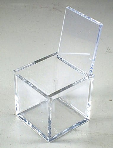 Scatoline Portaconfetti a Cubo in Plexiglass - 10 pz – dolcincasa