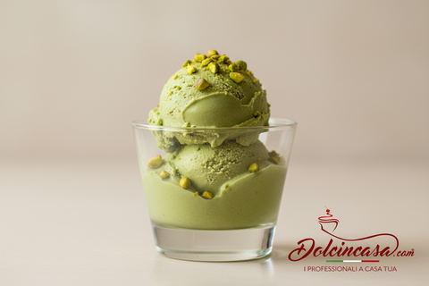 Gelato artigianale al pistacchio cremoso - pasta pistacchio Dolcincasa per gelateria