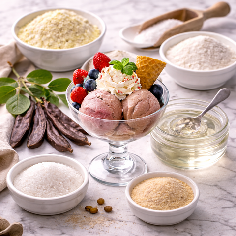 Ingredienti professionali per gelato artigianale: basi, neutri, carrube e sciroppo di glucosio — Dolcincasa
