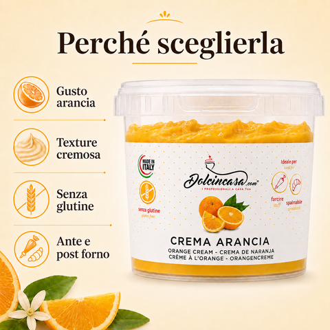 Glutenfreie Orangencreme – 500 g