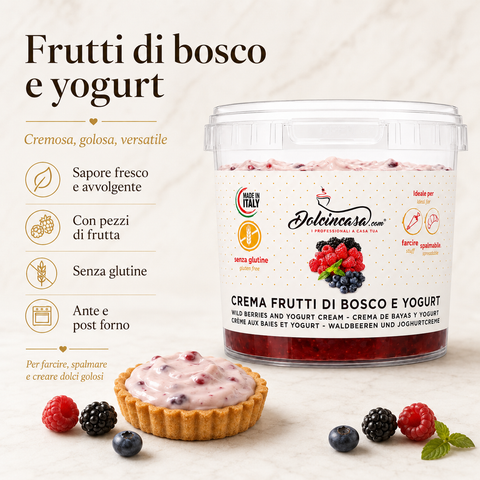 Beeren- und Joghurtcreme – 500 g