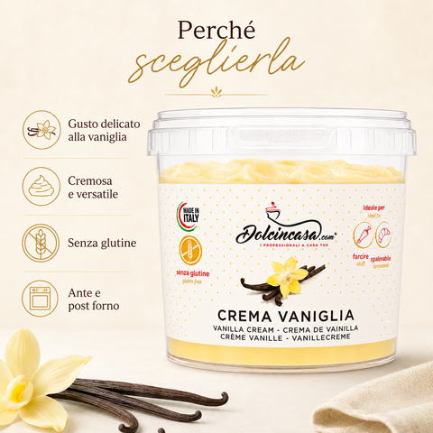 Vanillecreme zum Füllen und Verteilen
