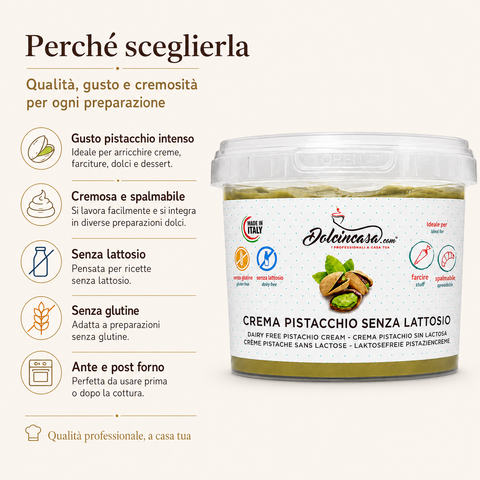 Laktosefreie Pistaziencreme