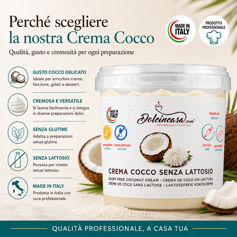 Laktosefreie Kokoscreme