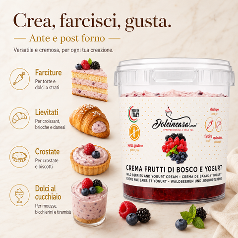 Beeren- und Joghurtcreme – 500 g