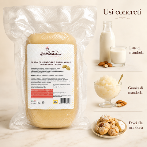 Pasta di Mandorle Siciliane Artigianale