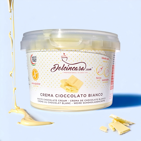 Crema Cioccolato Bianco Spalmabile e per Farcire – dolcincasa