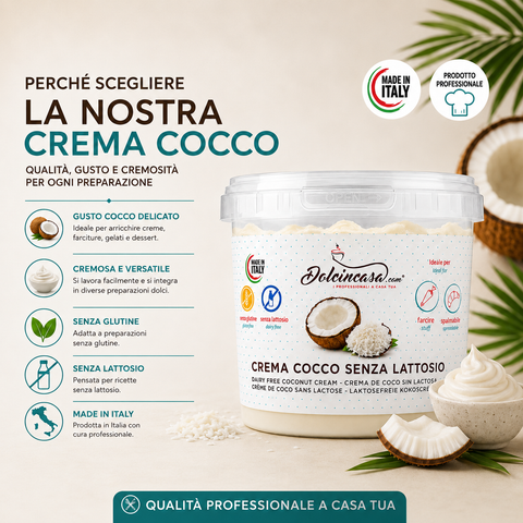 Crema al Cocco Senza Lattosio