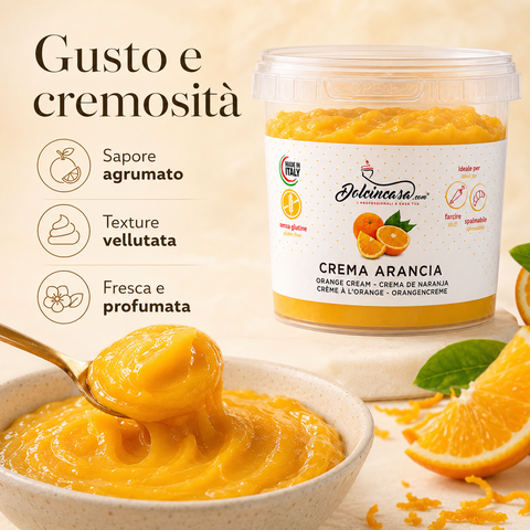 Glutenfreie Orangencreme – 500 g