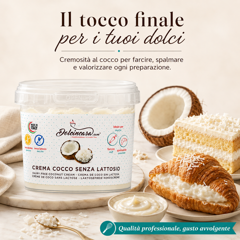 Crema al Cocco Senza Lattosio