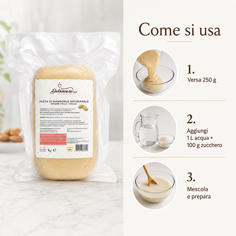 Pasta di Mandorle Siciliane Artigianale
