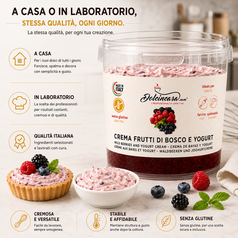 Beeren- und Joghurtcreme – 500 g