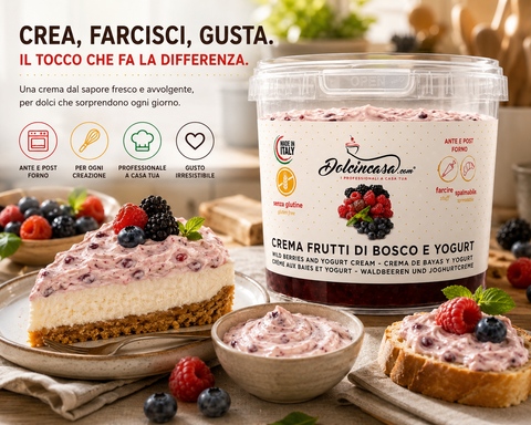 Beeren- und Joghurtcreme – 500 g