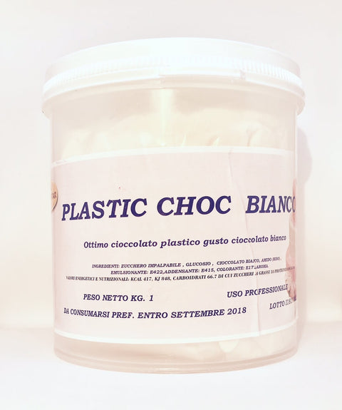 cioccolato plastico bianco