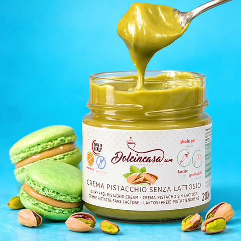 Macarons Artigianali al Pistacchio senza lattosio