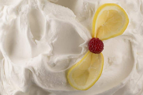 gelato sorbetto istantaneo al limone