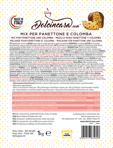 Mix per Panettone e Colomba 1 kg