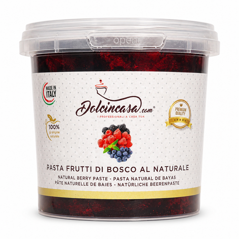 Pasta ai frutti di bosco al naturale per gelato creme pasticceria dolcincasa
