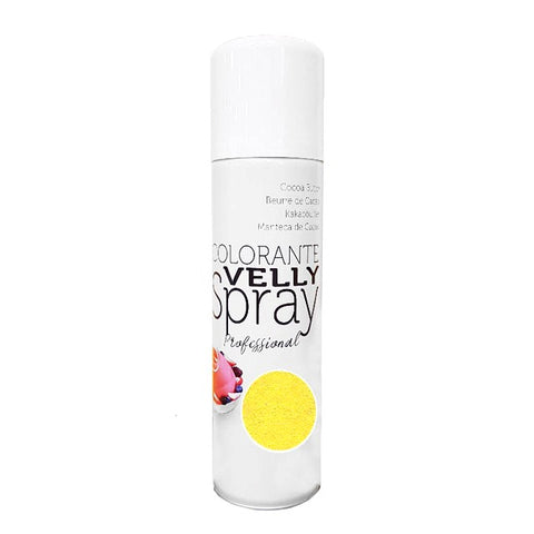 colorante alimentare spray giallo vellutato