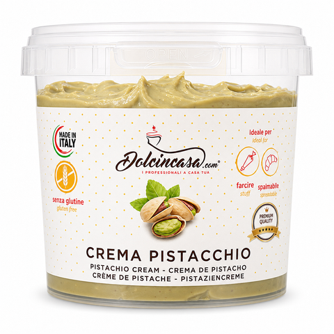 crema di pistacchio dolcincasa senza glutine spalmabile e farcire 