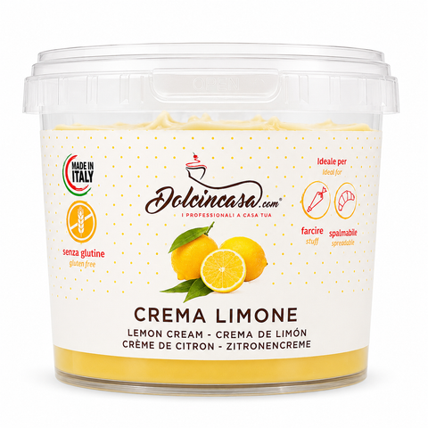 crema limone dolcincasa senza glutine spalmabile per farcitura dolci ante e post forno premium