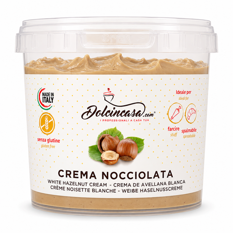 crema nocciolata dolcincasa spalmabile e per farcire qualità professionale formato da 500g