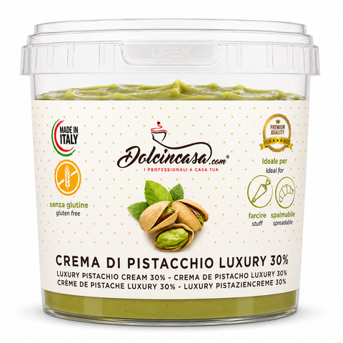 crema di pistacchio 30% dolcincasa spalmabile per farcire qualità professionale