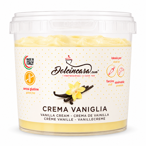crema vaniglia dolcincasa per farcire ante e post forno prodotto professionale