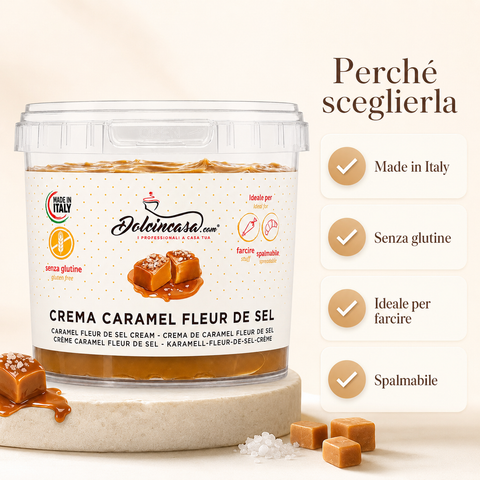 Glutenfreie Fleur de Sel-Karamellcreme
