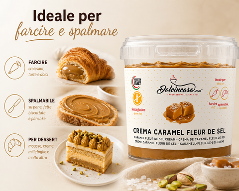 Crema Caramello Fleur de Sel Senza Glutine