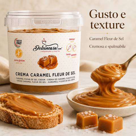 Crema Caramello Fleur de Sel Senza Glutine