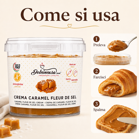 Crema Caramello Fleur de Sel Senza Glutine