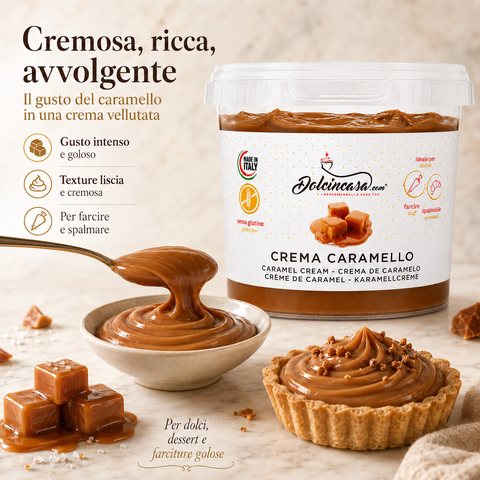 Crema al Caramello Senza Glutine 500 g