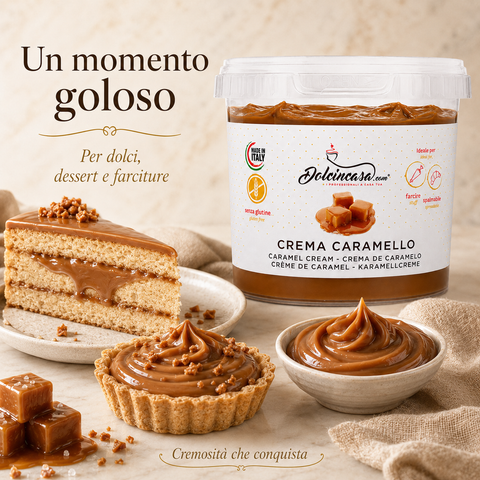 Crema al Caramello Senza Glutine 500 g