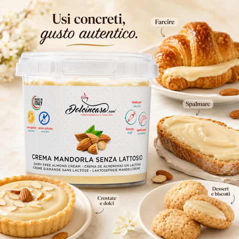 Laktosefreie Mandelcreme