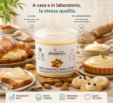 Laktosefreie Mandelcreme