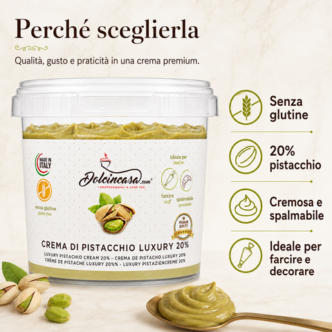 Crema al Pistacchio Luxury 20% 500 g