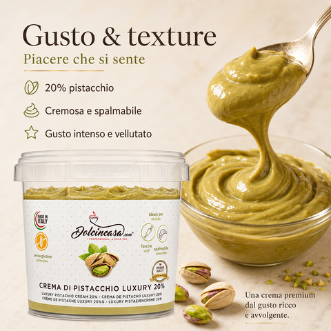 Crema al Pistacchio Luxury 20% 500 g
