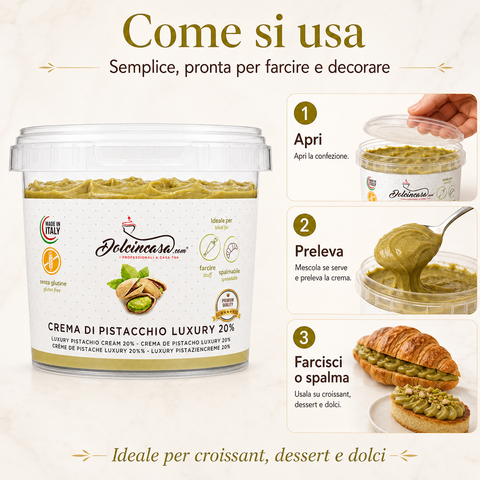 Crema al Pistacchio Luxury 20% 500 g