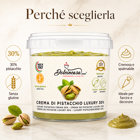 Crema al Pistacchio Luxury 30% 500 g