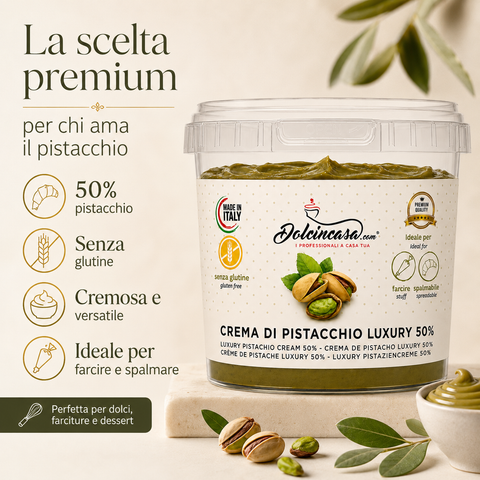 Crema al Pistacchio Luxury 50% 500 g