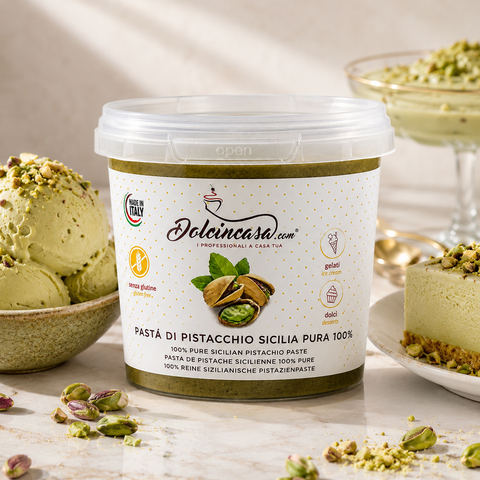 Pasta di Pistacchio Pura 100% Sicilia per Gelato e Pasticceria