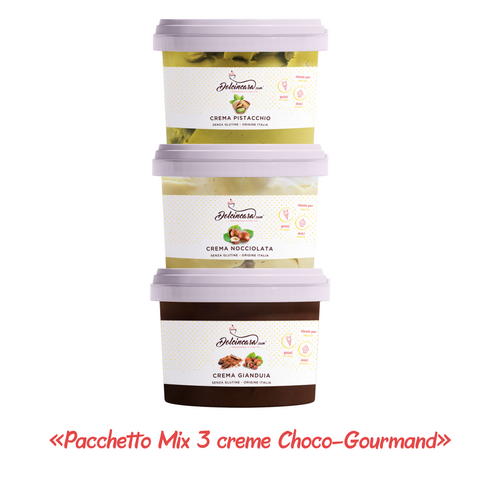 kit 3 creme choco-gourmand