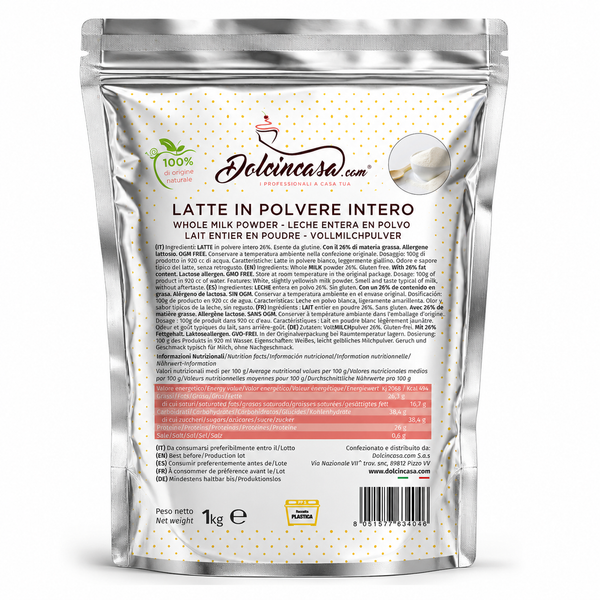 Latte Intero in Polvere Spray dolcincasa Latte Intero in Polvere Spray dolcincasa