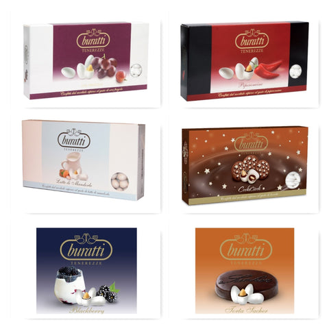 Confetti Buratti al Cioccolato al Latte con Mandorla - Vari Colori –  dolcincasa